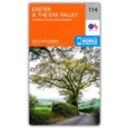MAP,O/S Exeter & Exe Valley Explorer 2.5in